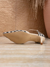 Pointed-Toe Hollow Vintage High Heel Shoes, Colorblock Stilettos Women's Pumps